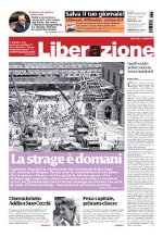 Liberazione - La strage e' domani